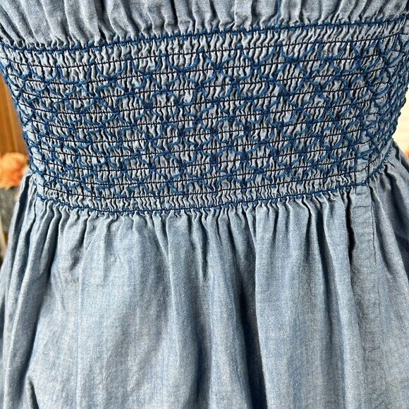 Kate Spade Chambray Blair Dress with Smocking Size 0 - Picture 9 of 12